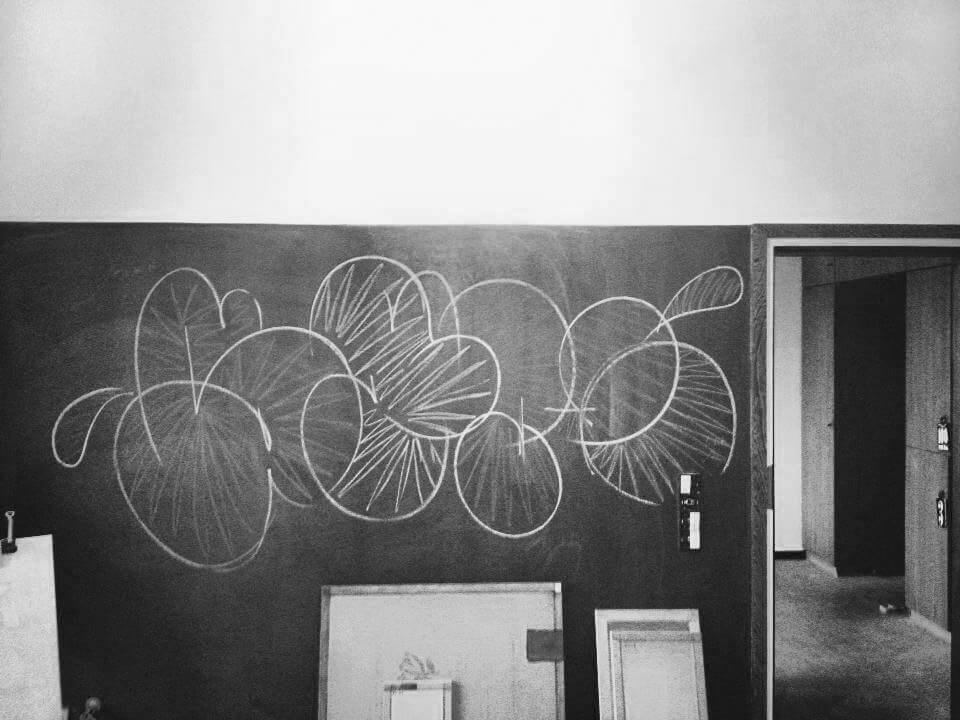 Grafitti | throwup | chalk | room