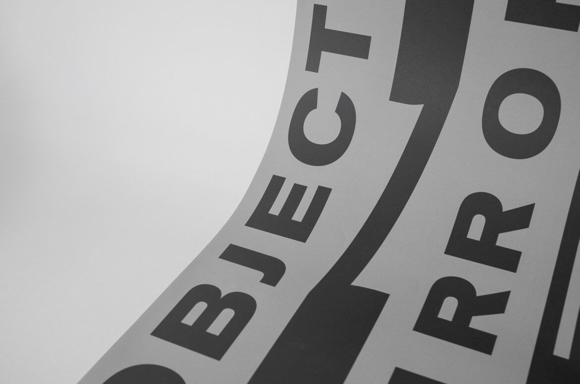 Plakat | Reflexion | Mirror | Typografie
