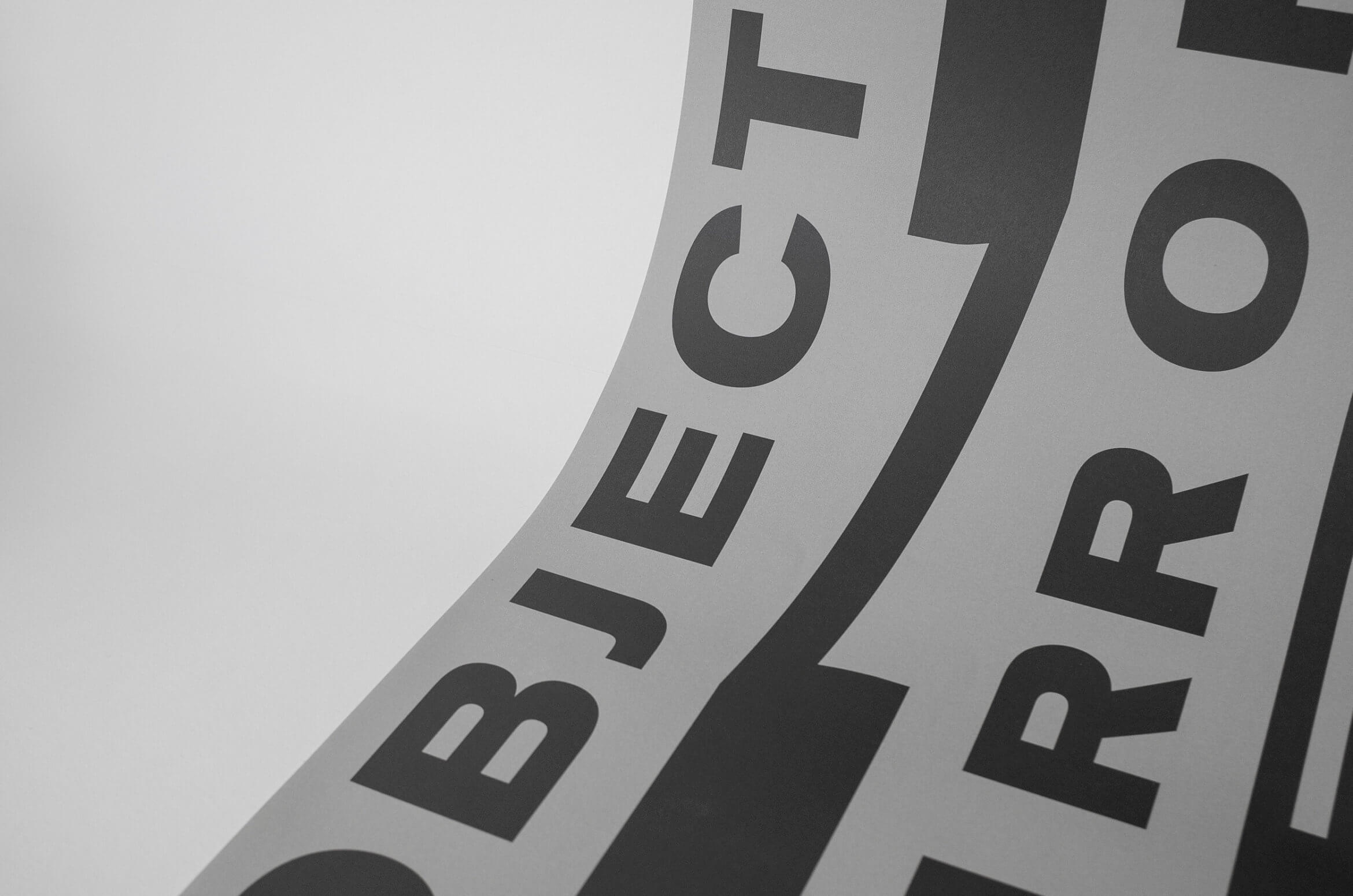 Plakat | Reflexion | Mirror | Typografie