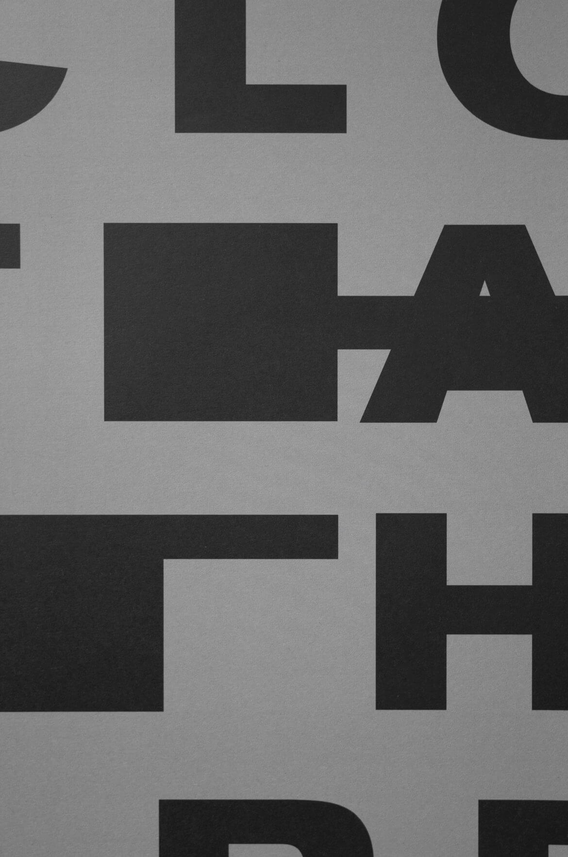 Plakat | Reflexion | Mirror | Typografie