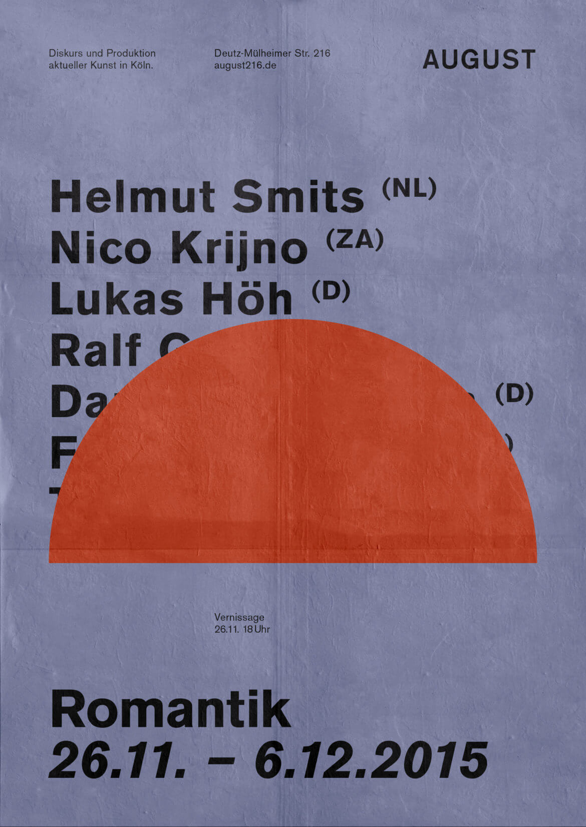 Plakat | Veranstaltung | Design | Romantik | Ausstellung