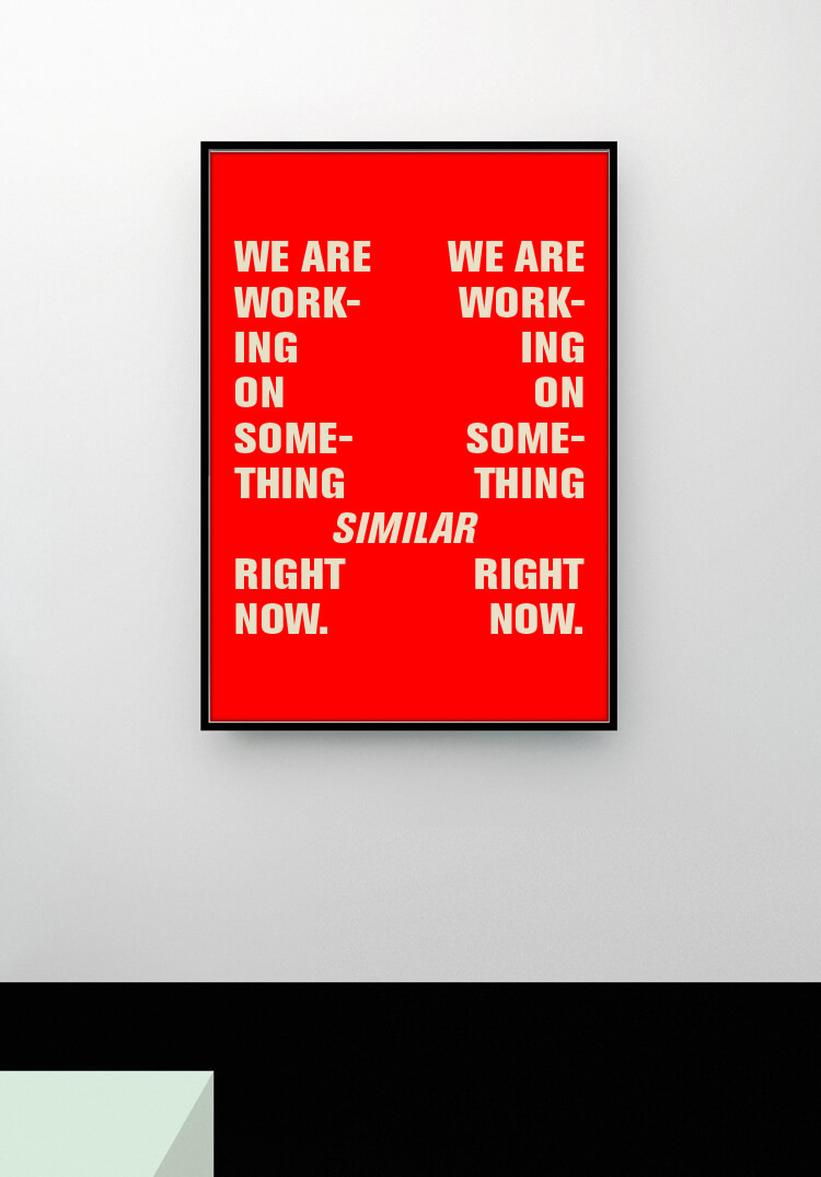 Poster | Design | Red | Typography