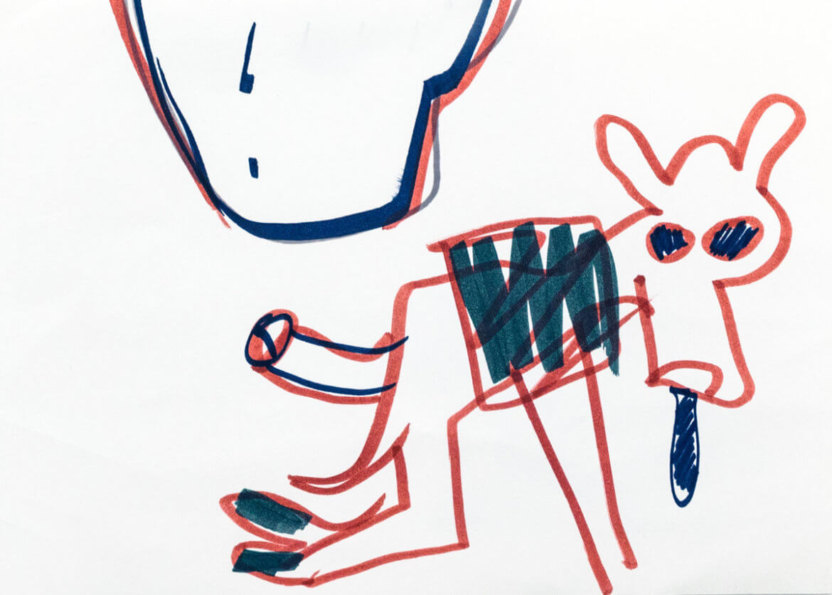 Dog | Monitaurus | Drawing | Head