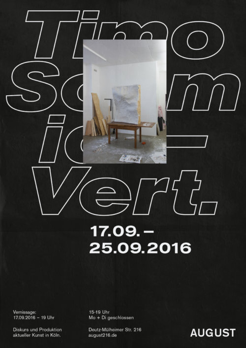 Poster | Veranstaltung | Design | Timo Schmidt | Ausstellung | Typografie