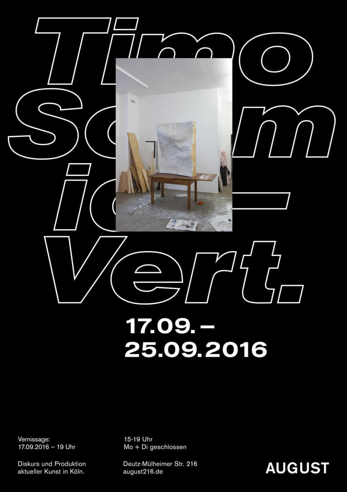 Daniel Angermann – Ausstellungsdesign für Timo Schmidt 2