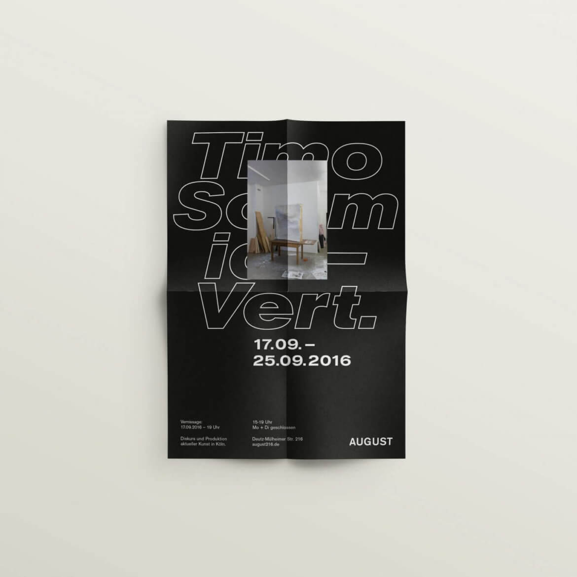 Poster | Veranstaltung | Design | Timo Schmidt | Ausstellung | Typografie
