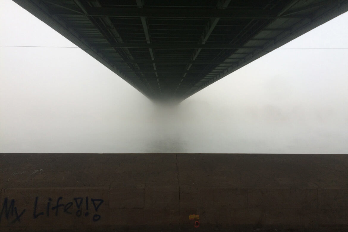 Bridge | Cologne | fog | water