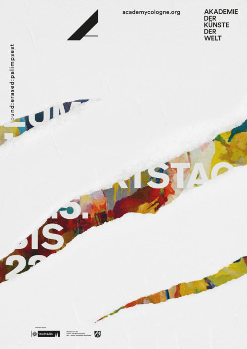 FOUND:ERASED:PALIMPSEST | Artwork | Poster | Design | Kampagne