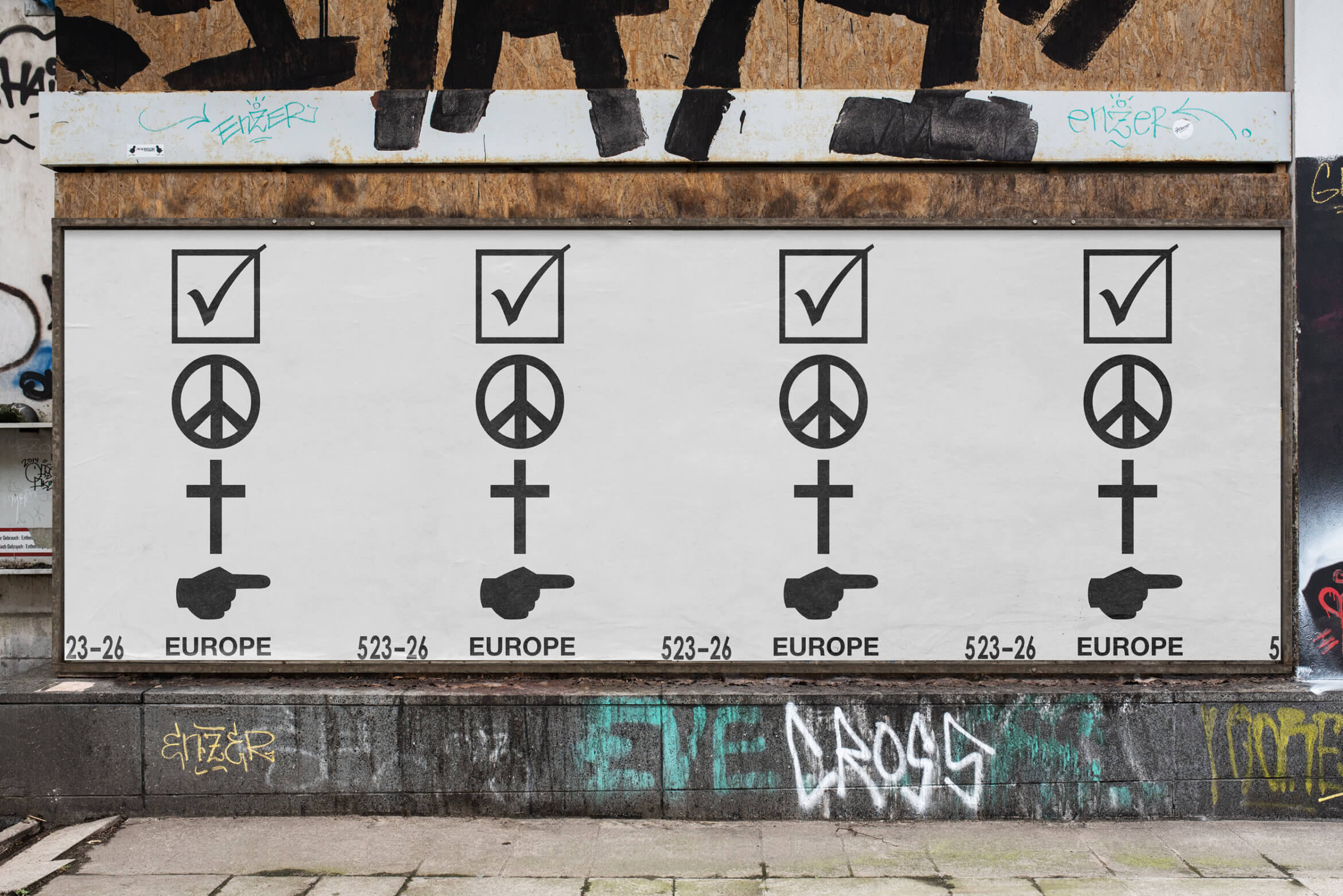 European Elections | Europawahl | Plakat | Papier