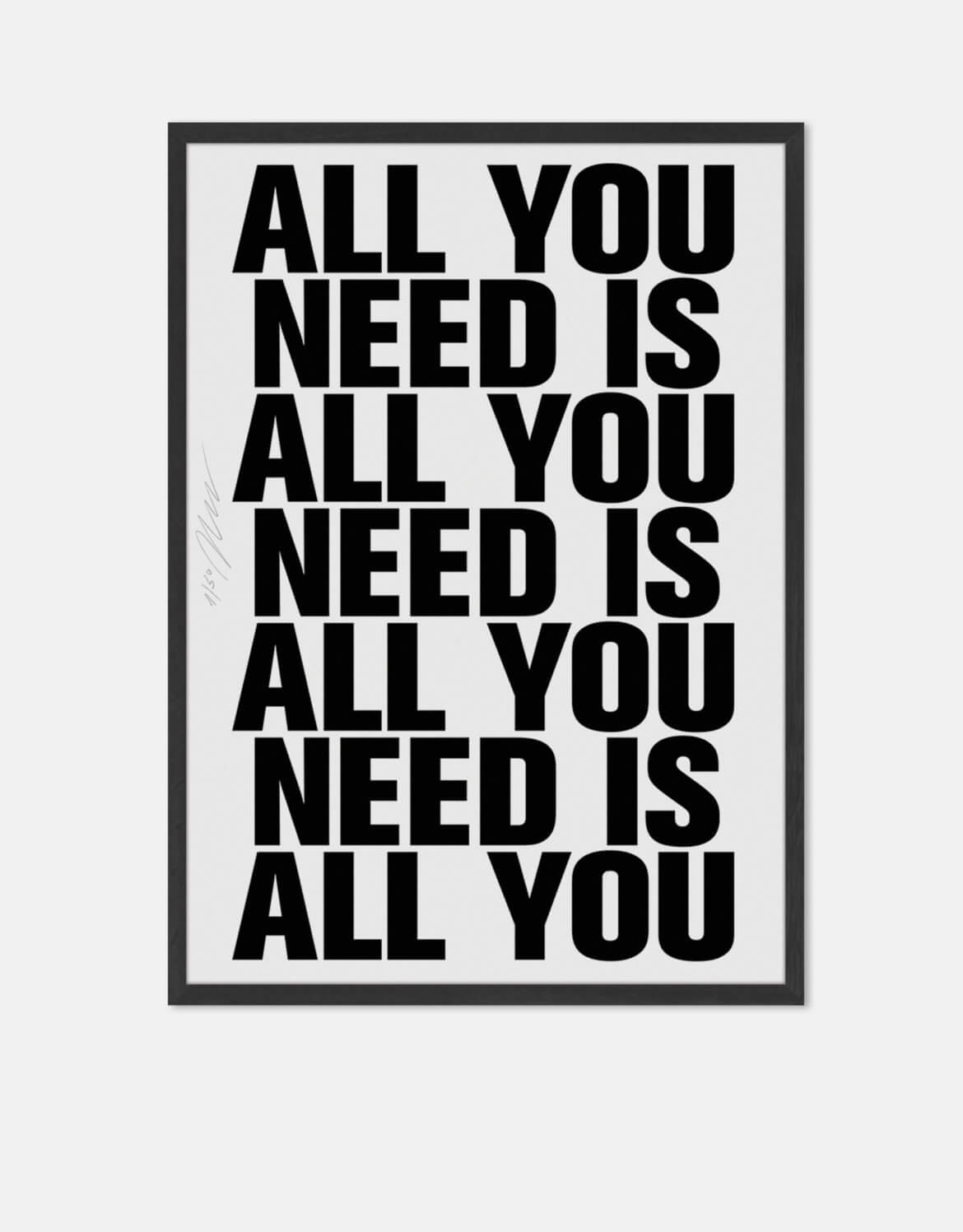 Daniel Angermann Poster All you need 3