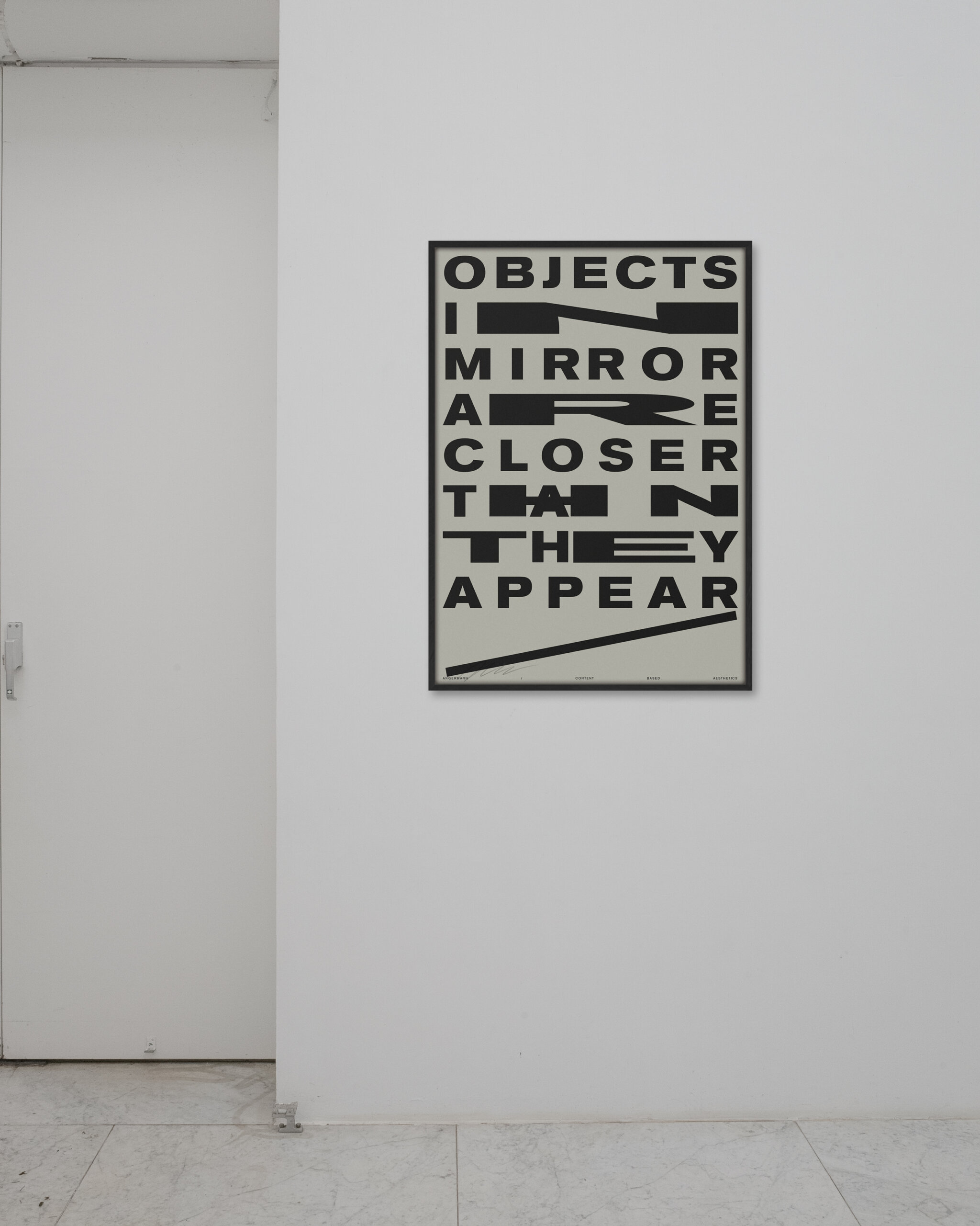 Plakat | Reflexion | Mirror | Typografie