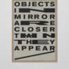 Plakat | Reflexion | Mirror | Typografie