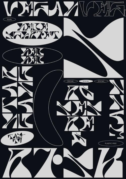 Schrift | Specimen | Plakat | Buchstaben | Abstract