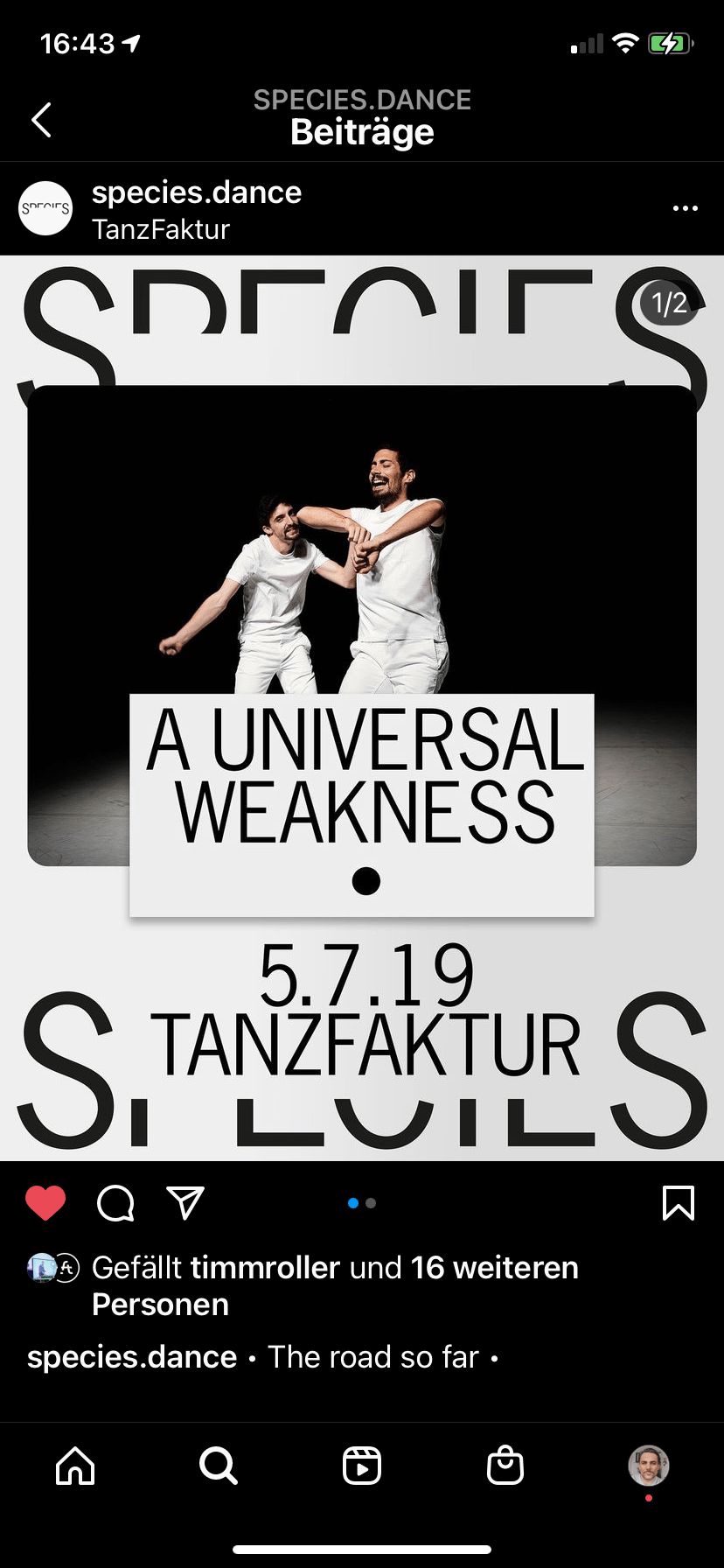 Plakat | Tanz | Köln | Haut