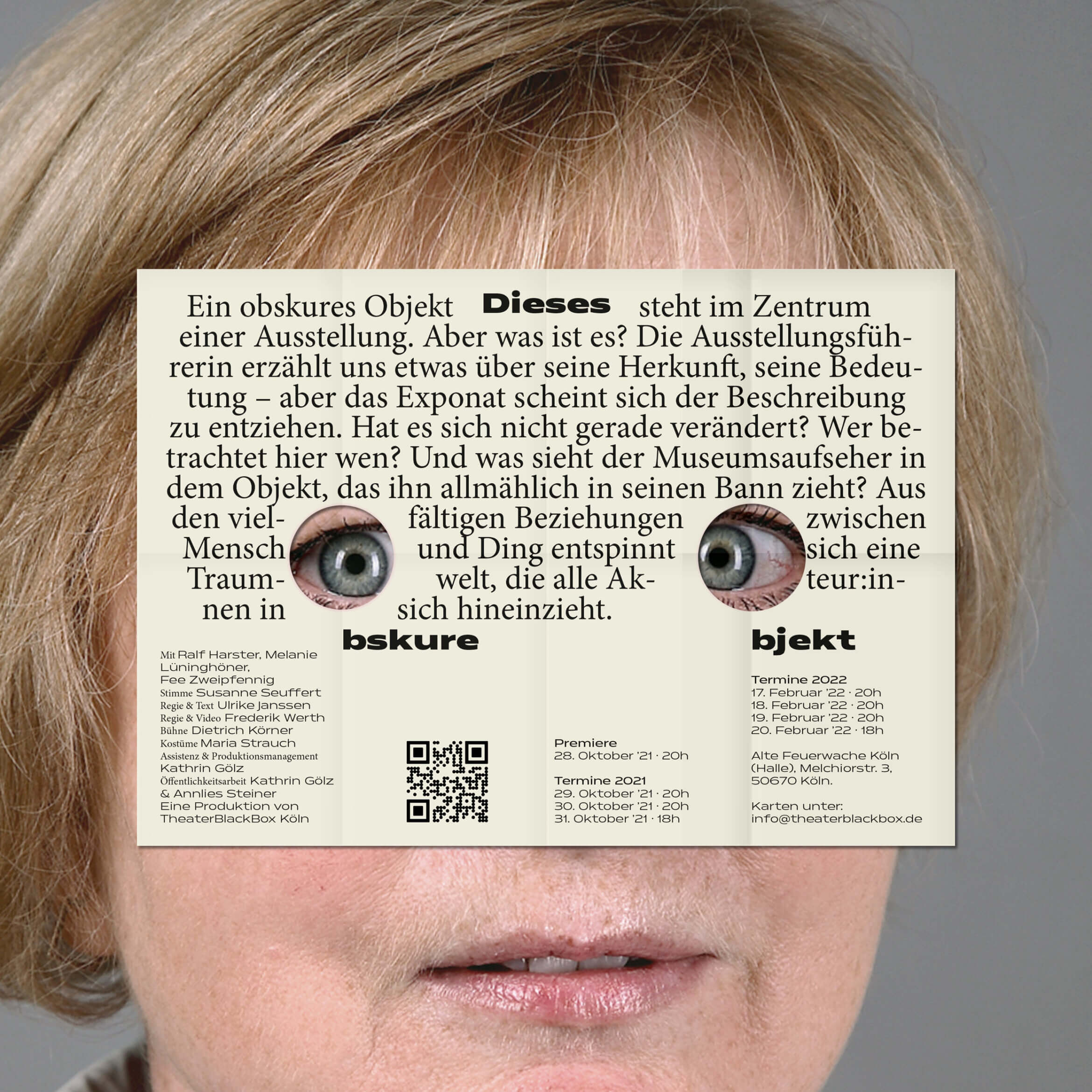 Frau | Grafik | Objekt | Flyer | Bunt