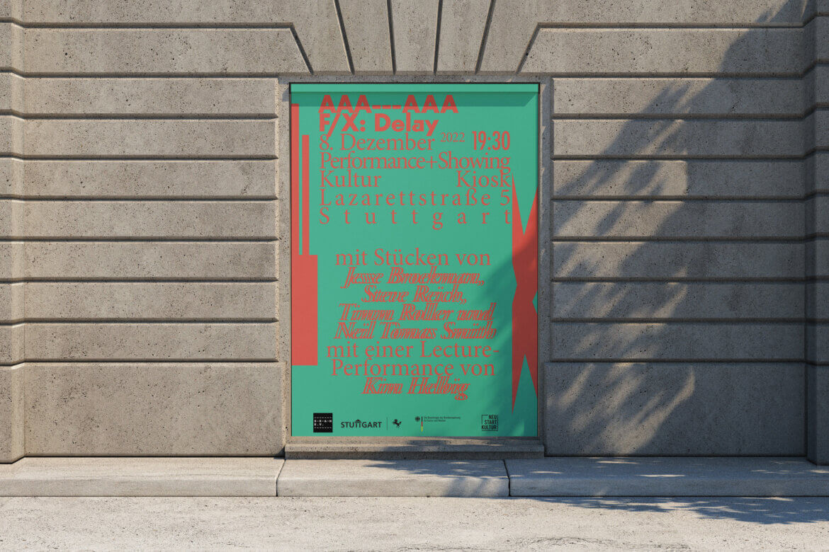 Plakat | Urban | FX | Grün | Orange | Colorful