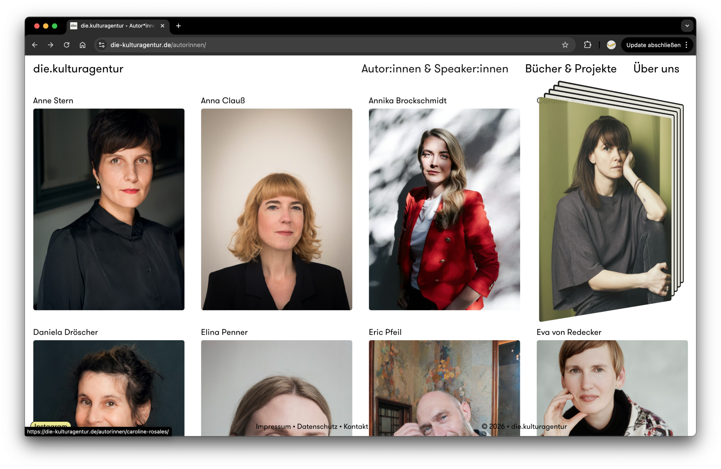 Website | UX | UI | Design | die kulturagentur | Webdesign | Daniel Angermann