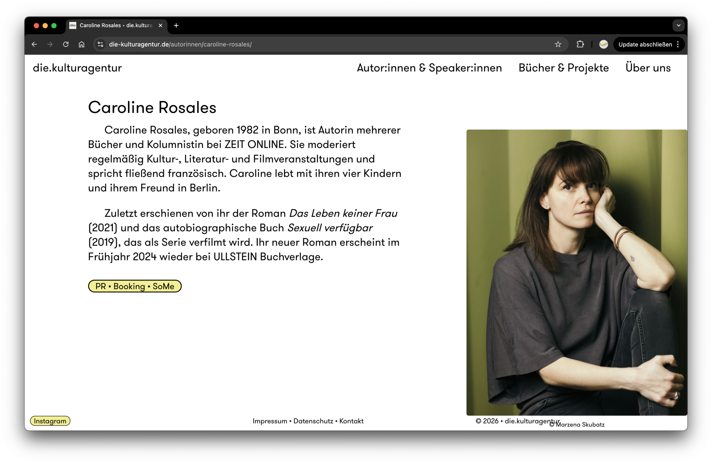 Website | UX | UI | Design | die kulturagentur | Webdesign | Daniel Angermann